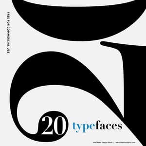 20 Free Typefaces for Commercial Use